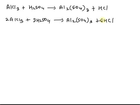 SOLVED: In the following reaction, what is the correct coefficient for ...