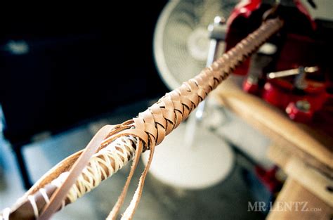 Making a Whip (part 1) - Mr. Lentz Leather Goods