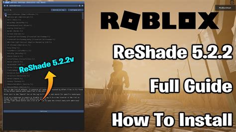 Roblox | How To Install ReShade v5.2.2 Latest version Full Guide ...