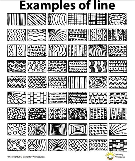 Lesson One Element of Line - Year 5 2016 Zentangle Kunst, Zentangle ...