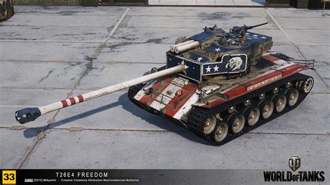 World of Tanks T26E4 Super Pershing Freedom mod - MMOWG.net