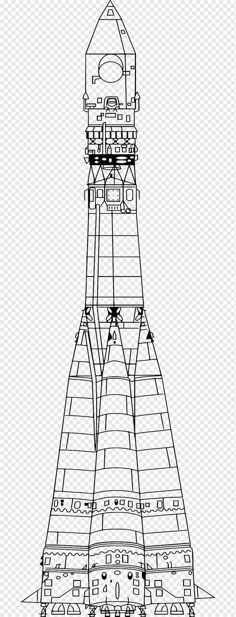 Rocket Vostok Chemical Automatics Design Bureau R-7 Semyorka Drawing ...