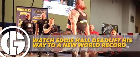 Arnold Classic 2016: Watch Eddie Hall Deadlift His Way To A New World ...