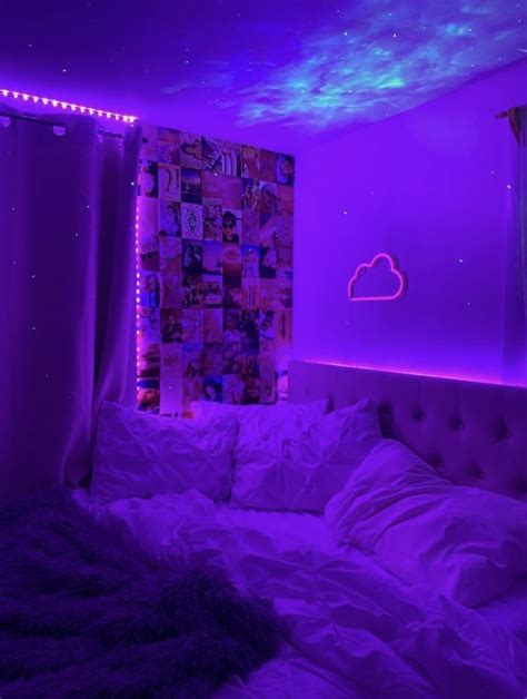 Neon Purple Aesthetic Room - bestroom.one