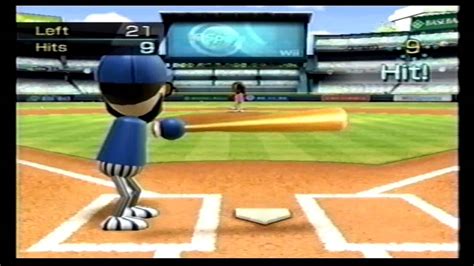 Wii Sports Baseball Batting Practice 30 Hits - YouTube