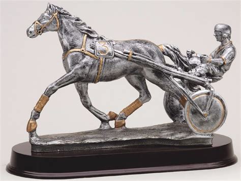 Harness Racing/Sulky 10"Tall Resin Trophies with custom engraving and ...