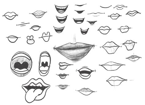 How To Draw Different Mouths - Fatintroduction28