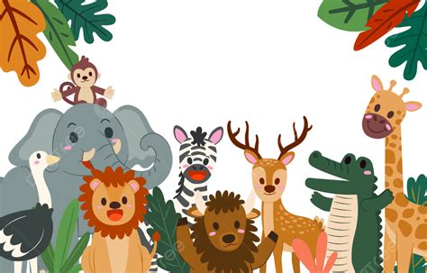 Jungle Animals PNG, Vector, PSD, and Clipart With Transparent ...