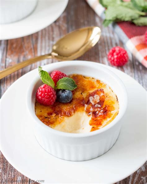 Easy Creme Brulee - Little Sweet Baker