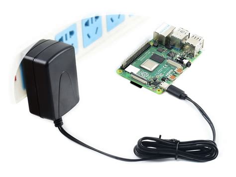 Raspberry Pi 4 USB-C Power Supply, 5V / 3A