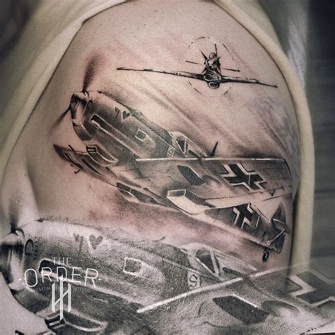 WW2 Plane Tattoo - The Order Custom Tattoos - The Order Custom Tattoos