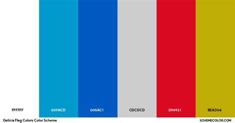 Galicia Flag Colors Color Scheme » Flags » SchemeColor.com