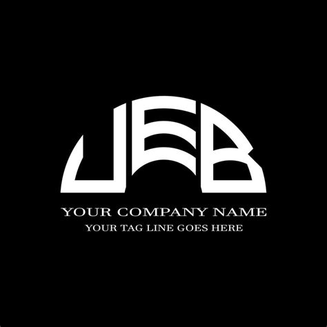 UEB letter logo creative design with vector graphic 8466649 Vector Art ...