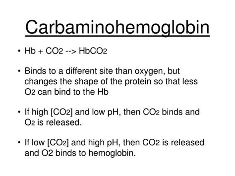 PPT - Carbon dioxide and Oxygen transport PowerPoint Presentation - ID ...