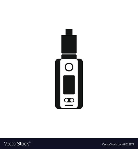 Vape device icon simple style Royalty Free Vector Image