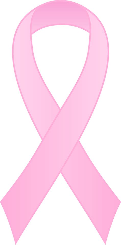 Breast Cancer Awareness Pink Ribbon - Free Clip Art