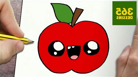 Pomme Dessin Unique Stock Ment Dessiner Pomme Kawaii Étape Par Étape ...