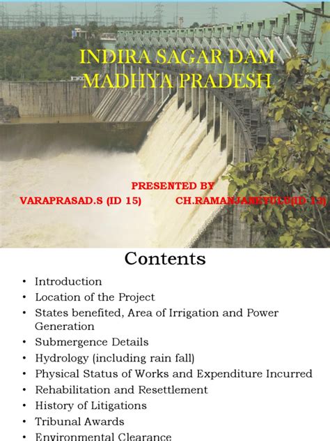 Indira Sagar Dam | PDF | Hydrology | Water And Politics