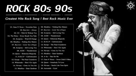 80s 90s Rock Playlist | Best Rock Songs Of 80s 90s - YouTube