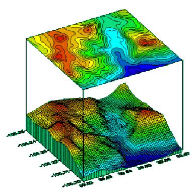 12: Isoline map. Digital elevation model | Download Scientific Diagram