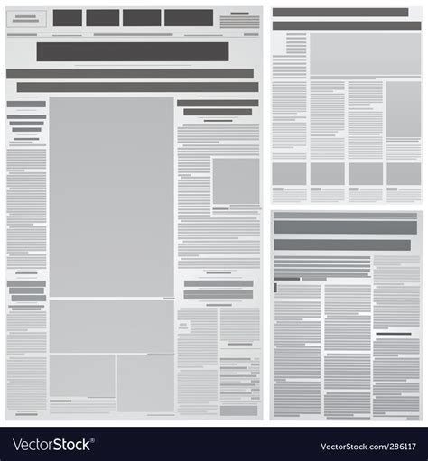 Newspaper Royalty Free Vector Image - VectorStock