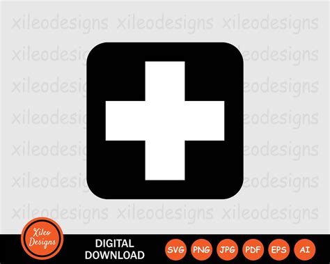 First Aid Cross SVG Symbol Medical Emergency Humanitarian - Etsy