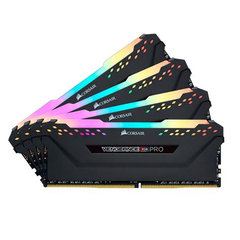 Memoria RAM DDR4 32GB 2666MHz Corsair Vengeance RGB PRO 4x8GB / Negras ...