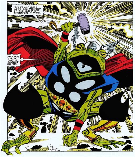 Comic Book Art: Remember That Time Thor Was A Frog? - DaddyElk Productions