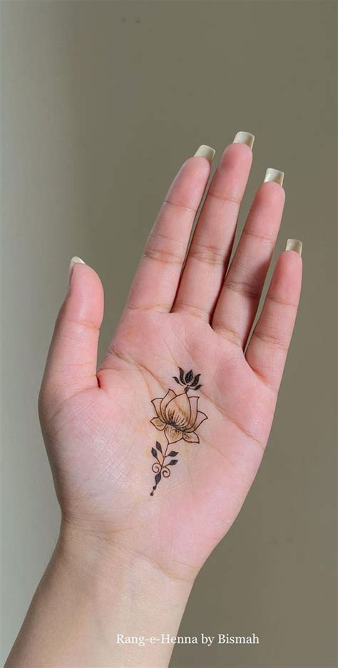 Easy Henna Flower Designs For Kids