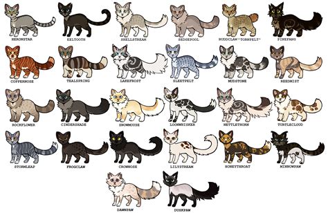 Another RiverClan [Updated] by YarrowLeef on DeviantArt