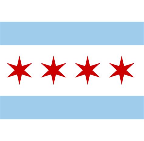 Chicago Flag Vector at Vectorified.com | Collection of Chicago Flag ...