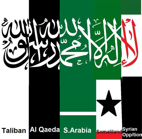 Flags on Which the Shahadah text is used : vexillology