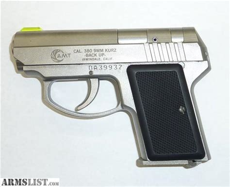 ARMSLIST - For Sale: AMT .380ACP BackUP