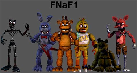 FNaF1 Animatronics by ChrisAImDead on DeviantArt