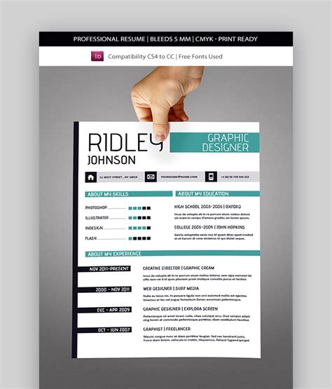 45 Top InDesign Resume Templates (Free + Pro Downloads 2021)