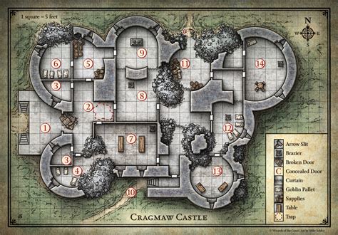 Mike Schley | D&D Starter Set Maps | D&D Starter Set; Cragmaw Castle ...