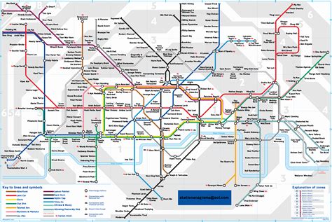 London Subway Map - ToursMaps.com