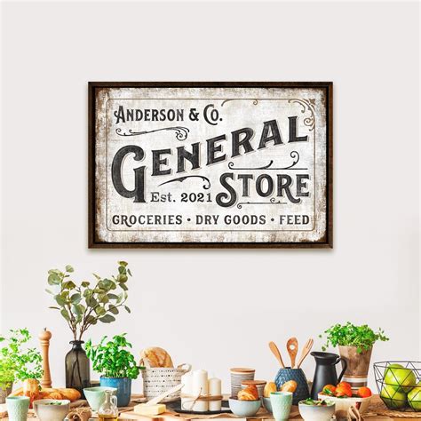 Custom General Store Sign Vintage General Store Sign - Etsy ...