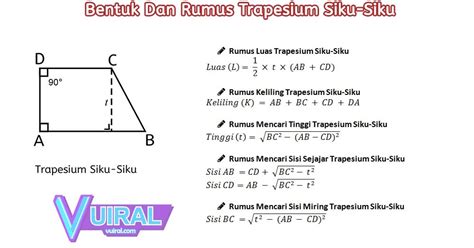 Rumus Luas Dan Keliling Trapesium Ruang Soal - Riset