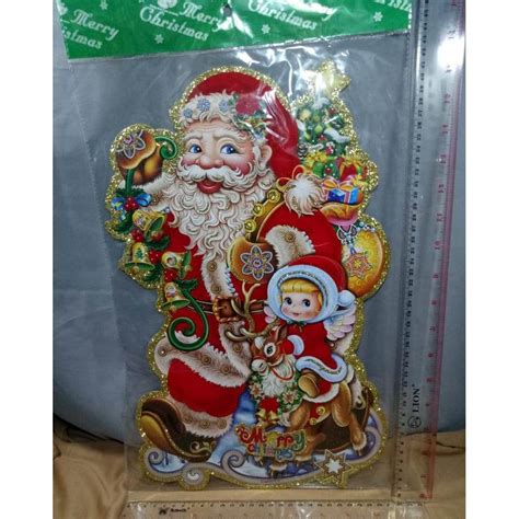 Jual PRODUK- GAMBAR HIASAN GANTUNG POSTER PINTU BESAR NATAL . | Shopee ...