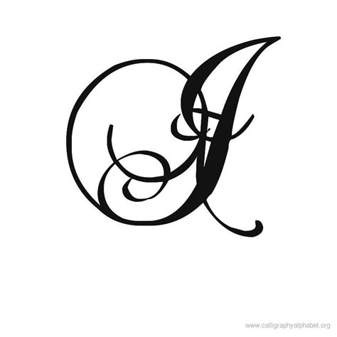 Calligraphy Alphabet Romantic I | Calligraphy alphabet, Lettering ...