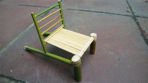 How to make a bamboo chair beautiful at home | Bamboo Furniture making ...