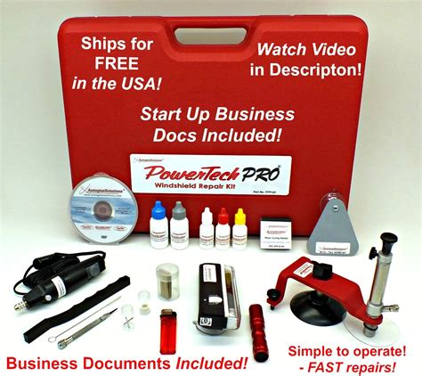 PowerTech PRO Windshield Repair Kit – Autoglass Tools Online