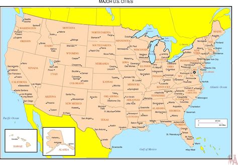 Map Of Usa And Cities – Topographic Map of Usa with States