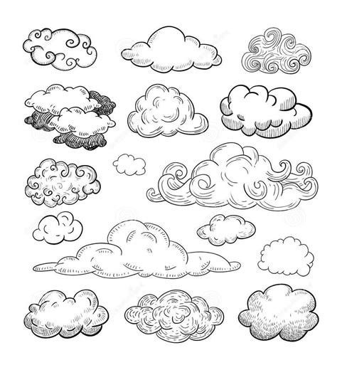 Clouds | Doodle art, Sketch book, Doodle drawings