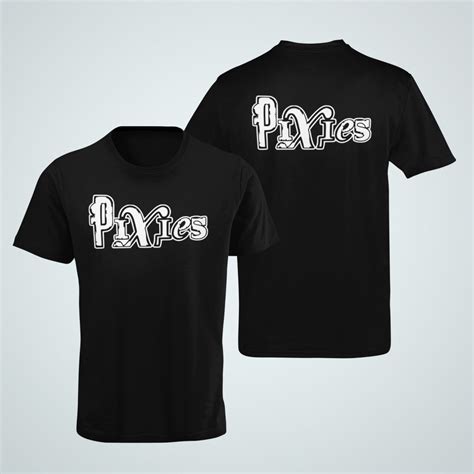 Pixies T-Shirt, Pixies Band Logo Black T-Shirt, Alternative Rock ...