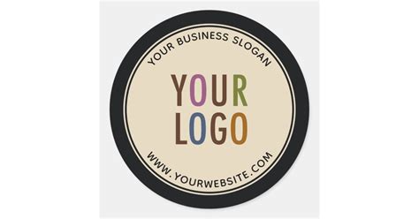 Custom Promotional Business Stickers Company Logo | Zazzle