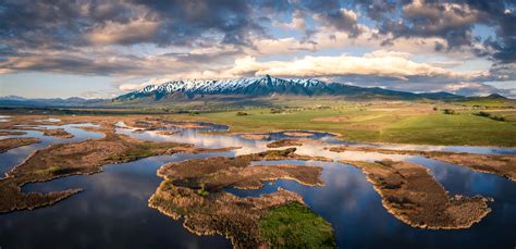 Spring is coming! Cache Valley Utah [4759X2301] [OC] | Cache valley ...