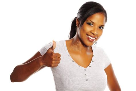 Happy young black woman stock image. Image of closeup - 4134233