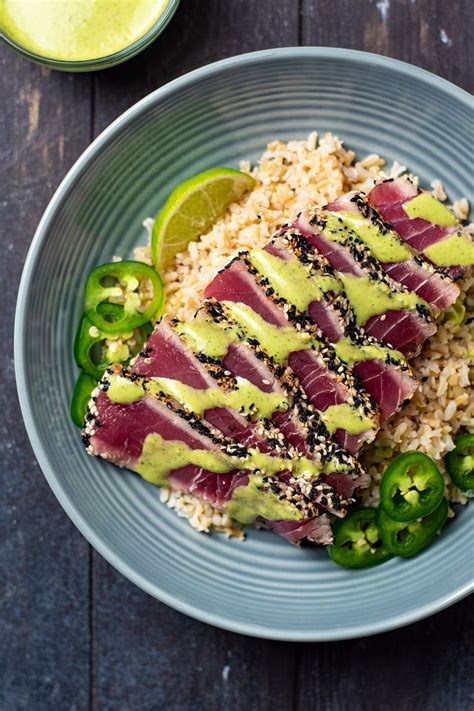 Easy Pan Seared Yellowfin Tuna Steak Recipe | Dandk Organizer